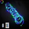Christmas Decorations 24key 16color USB Remote Control String Lights PVC Light Colorful Copper Wire RGB Tube Decoration 231025
