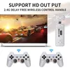 وحدة التحكم في اللعبة joysticks 4K 10000 Games 128g فيديو Game Console Y6 Game Stick 2.4g Wireless Controler