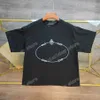 22SS MĘŻCZYZNA Kobiet Projektanci T-shirty Tree Letters Drukuj Man Man Crew Crew Paris Fashion Streetwear Black White XS-L268R