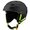 Capacete de esqui de cor gradiente capacete de neve adulto ao ar livre, lazer esportes capacete de estância de esqui pf