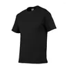 Tute da uomo T-shirt a maniche corte slim morbida estiva in cotone drop-ship all'ingrosso da uomo PDAA