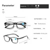 Fashion TR90 Sunglasses Frame Blue Light Blocking Reading Glasses Men Women Eyeglasses Metal Frames Presbyopic Glasses Diopter +1 1.5 2 2.5 3 3.5 4