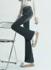 Dames Jeans Winter Vintage Flare Vrouwen Streetwear Hoge Taille Chic Casual Y2K Denim Broek Vrouwelijke Koreaanse Stijl Harajuku Slanke 231025
