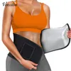 1 PC ceintures d'entraînement de taille pour femmes et hommes coupe abdominale menton sauna sueurs exercices de mise en forme du corps formes de fille de sport avec poches 231025