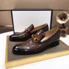 Herren Business Echtes Leder Wohnungen Gehen Lässige Loafer Männer Hochzeit Party Marke Designer Kleid Schuhe Größe 38-45 mkjkkk00001