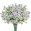 Decoratieve bloemen Kleine Daisy Simulatie Boeket Zijden Bloemenbos Faux Decor Voor Bruiloft Thuisfeest