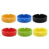 Wholesale Eco-friendly Silicone world Portable Round Ashtray Durable Soft Ashtray High Temperature Resistance Anti-fall Anti-slip