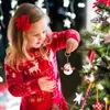 Decorazioni natalizie 2024 Calendario dell'Avvento di Natale per bambini Scatola regalo 24 Decorazioni Calendario Conto alla rovescia per bambini Ornamenti Sorpresa Regalo dell'Avvento di Natale 231025