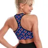 Yoga Outfit USA Drapeau U Cou Sport Soutien-gorge Fête Nationale Américaine Rassemblement Été Raceback Crop Bras Active Sexy Top Pour Dame