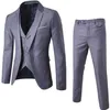 Borgoa Trajes de Hombre Esmoquin Para Que Use El Novio 3 Piezas Boda Caballeros Honor Mejor Formal Traje X09092798