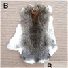Dywan faux króliki futra kocowa tkanina nosowa wykończenia damska biała rzemiosła prawdziwa torba 230825 DOSTAWI