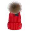 new True hairball Trendy Beanie letter Raccoon fur Unisex Sailor Style Cap