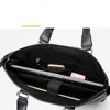 Aktentasche, Herrentasche, Business-Handtasche, Herrentrend, neue lässige und einfache Umhängetasche aus Leder mit einer Schulter, koreanische Version 231015