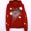 Spider Hoodie Sp5der Designer Sweatshirt Rot Hellblau Pullover Herren Street Hip-Hop-Stars im gleichen Freizeitmantel