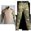 Refire engrenagem homens exército tático camisa swa soldados militar combate -camisa manga longa camuflagem camisas paintball 5xl 220325