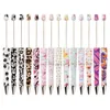 Gel Pens Wholesale Leopard Diy Bead Pen Ballpoint Pens Original Beads Customizable Lamp Work Craft Writing Tool Office School Business Dhxfy