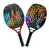 Tennisracketar Wakdop 12k Raquete Beach Tenis Carbon Fiber Rough Surface Tennis Racket med Cover Bag 231025