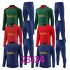 2023 24 Portugalronaldo Joao Felix Football Tracks Training Suit Bruno Ruben Neves Fernandes Portugieser 23 24 Portugal Tracksuit Men+Kids Kit