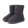 Meninos e meninas botas de neve estilo crianças bebê bota austrália crianças sapatos quentes estudantes adolescentes inverno natal tornozelo Size21-35 297