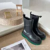 Untere Sohle Damenstiefel Kurz Damen Vielseitig Botteega Dicke Venetas Chelsea-Stiefel Farbiger Schuh Grüner Schornstein Martin Mona Rot Mittelarm 1 U8IN