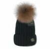 Unisex beanie elasticitet toppkvalitet vinterbrev solid skuilles sant hårboll mössa