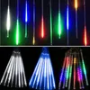 Party Decoration Juldekorationer 30/50 cm utomhusled Meteor Shower Light Street Garden Fairy String för Holiday 231025