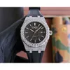 Montre de créateur de haute qualité pour hommes Montre Orologio Uomo Moissanite Zircon diamant élastique hommes femmes montres