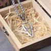 Hanger Kettingen Noorse Mythologie Odin's Speer Ketting Mannen Rvs Gungnir Pijlpunt Viking Rune Amulet IJslandse Sieraden