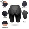 Cintura Tummy Shaper Mujeres Entrenador de cintura alta Almohadillas para la cadera Fajas Pantie con relleno en el levantador de glúteos Falso potenciador del muslo Recortador 231024