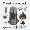 Outdoor Bags Backpack Professional Hiking Travel Bag Big Capacity 70L Mountaineering Camping Support System NH70B070B 231024