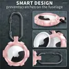 Hundtagg högkvalitativa husdjur TPU-fodral för Apple Airtag Protective Cover Bluetooth Tracking Anti-Lost Locator Key Ring Dogs