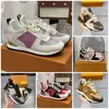 Designer Casual Chaussures Mode Marque De Luxe Baskets Hommes Femmes Rétro Patchwork Mesh Heather Baskets Rétro Imprimé Chaussures En Cuir De Veau Baskets En Plein Air