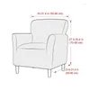 Chair Covers Spandex Elastic Tub Cover Water Repellent Stretch Club Couch Armchair Slipcover 1 Seater Sofa Living Room Bar El