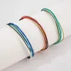 Charm Bracelets Fashion Handwoven Bangle For Women's Simple Colorful Cord Bracelet 3pcs/set Ethnic Style Jewelry Accessory A09210