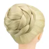 Syntetyczne peruki Soowee Hair Chignon Bun Cover Blond Wig Updo Bsh Donut Benehair Dropship Piece 231025