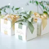 Gift Wrap Upscale Wedding Favors Gift Box Candy Boxes for Christening Baby Shower Birthday Event Party Supplies Wrap Holders with Ribbon 231025