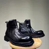 Goodyear Real Leather Sole 23Fw High Top Retro Water Wash Boots Luxurous Handmade Quality Motorcycle Botas