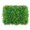 Dekorativa blommor 1st 40x60cm Artificial Plant Simulated Lawn Waterproof Walls Lövverk gräs Mat Greenery Panels Staket Dekoration