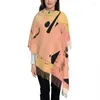 Ethnic Clothing The Catalan Landscape Scarf Wrap For Women Long Winter Warm Tassel Shawl Unisex Joan Miro Abstract Art Scarves