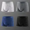 Underpants Men Underwear Breathable Boxer Comfortable Size Shorts Large Panties Men's Printed Boxers Solids Convex Line