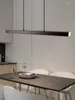 Hanglampen Moderne minimalistische Scandinavische restaurantkroonluchter Bar Eettafel Studie Creatieve gepersonaliseerde LED-binnenverlichting