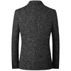 Ternos masculinos 2023 elegante e minimalista jaqueta terno casual primavera fino de meia-idade único