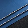 Kettingen 2/3/4/6/8mm roestvrij stalen kralenketting kogelketting dames choker lang (45 cm-70 cm) klassieke sieraden schakelkettingen voor mannen