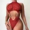 Pigiama sexy Cosplay Lingerie sexy per le donne del sesso Porno Lingerie Reggiseno aperto Biancheria intima erotica Babydoll Crotchless Costume femminile Indumenti da notte in pizzo