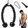 Motståndsband Tricep Rope Push Pull Down Cord For Bodybuilding Opering Gym Workout Home or Use Fitness Body Equipment 231024