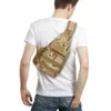 Torby na zewnątrz Wojskowe Torba na ramię 800D Oxford Tkanina klatki piersiowej Molle Nylon Army Trekking Crossbody for Men Camping 231024