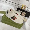 Designer Casual Schoenen Bee Ace Sneakers Lage Damesschoen Sporttrainers Tijger Geborduurd Zwart Wit Groene Strepen Wandelen Heren Dames 1977 Screener Sneakers