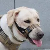 犬の首輪柔らかい銃口不要な噛む犬の口の銃口を防ぐナイトホームアウトドア演奏のための反射的な大規模なトレーニング用品