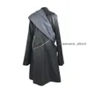 Cosplay Cosplay Black Butler Kuroshitsuji Undertaker Costume Costumi per feste di Halloween Set completo su misura con catena e parrucca per cappelli