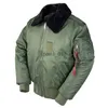 Jassen Winter Bomber Heren Kwaliteit Nylon Amerikaans militair uniform Vintage jas YQ231025